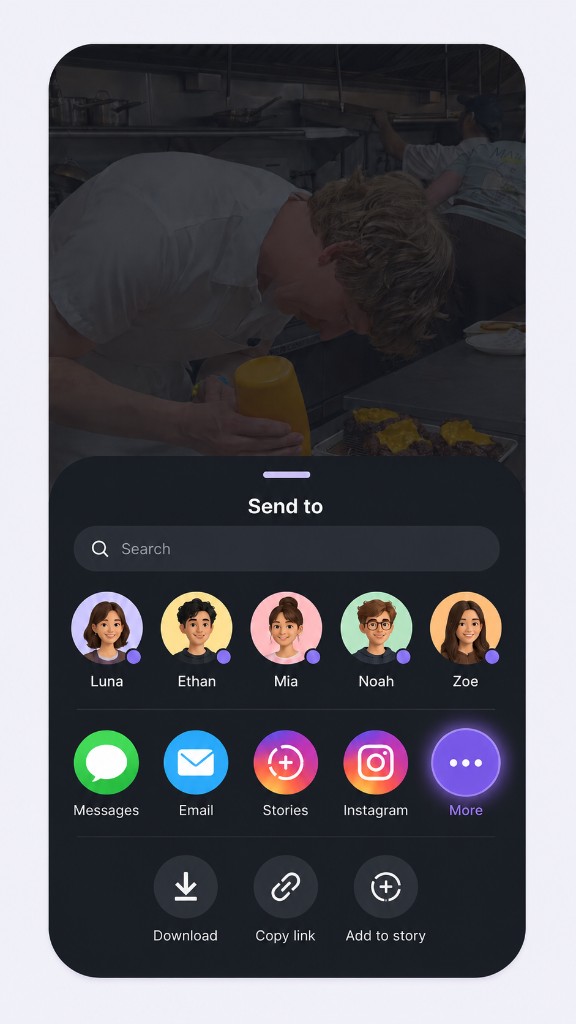 tiktok step 2: Tap More